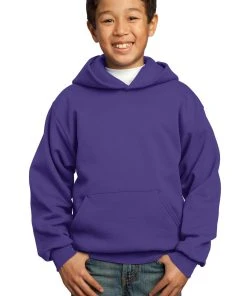 Port & Company Youth Core Fleece Pullover Hooded Sweatshirt -Bulkthreads store 84976962