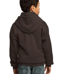 Port & Company Youth Core Fleece Pullover Hooded Sweatshirt. PC90YH 1of2 -Bulkthreads store 84977240