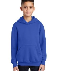 Port & Company Youth Core Fleece Pullover Hooded Sweatshirt -Bulkthreads store 84977299