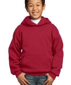 Port & Company Youth Core Fleece Pullover Hooded Sweatshirt -Bulkthreads store 84977780