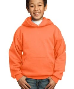 Port & Company Youth Core Fleece Pullover Hooded Sweatshirt. PC90YH 1of2 -Bulkthreads store 84978873