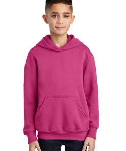 Port & Company Youth Core Fleece Pullover Hooded Sweatshirt. PC90YH 1of2 -Bulkthreads store 84978962 909335b1 338e 46a3 aace 51f88203f098