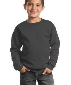 Port & Company Youth Core Fleece Crewneck Sweatshirt PC90Y -Bulkthreads store 85023394