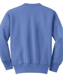 Port & Company Youth Core Fleece Crewneck Sweatshirt PC90Y -Bulkthreads store 85023457