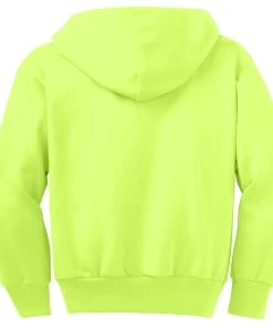 Port & Company Youth Core Fleece Full-Zip Hooded Sweatshirt -Bulkthreads store 85023583