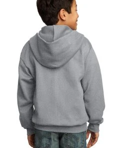 Port & Company Youth Core Fleece Full-Zip Hooded Sweatshirt -Bulkthreads store 85025056