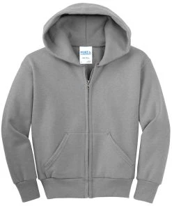Port & Company Youth Core Fleece Full-Zip Hooded Sweatshirt -Bulkthreads store 85025057