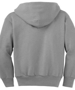 Port & Company Youth Core Fleece Full-Zip Hooded Sweatshirt -Bulkthreads store 85025058