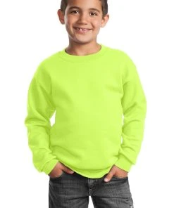 Port & Company Youth Core Fleece Crewneck Sweatshirt PC90Y -Bulkthreads store 85025798