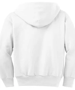 Port & Company Youth Core Fleece Full-Zip Hooded Sweatshirt -Bulkthreads store 85025829