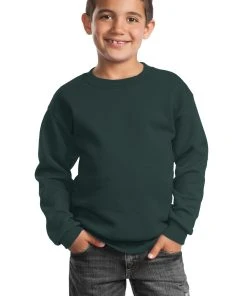 Port & Company Youth Core Fleece Crewneck Sweatshirt PC90Y -Bulkthreads store 85027178