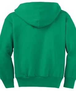 Port & Company Youth Core Fleece Full-Zip Hooded Sweatshirt -Bulkthreads store 85028396