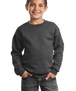 Port & Company Youth Core Fleece Crewneck Sweatshirt PC90Y -Bulkthreads store 85028642