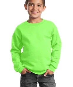 Port & Company Youth Core Fleece Crewneck Sweatshirt PC90Y -Bulkthreads store 85029843