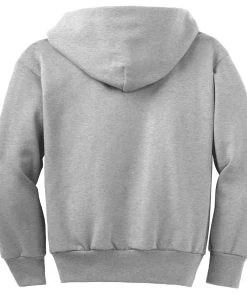 Port & Company Youth Core Fleece Full-Zip Hooded Sweatshirt -Bulkthreads store 85031380