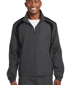 Sport-Tek Men's Colorblock Raglan Jacket -Bulkthreads store 85041867