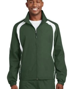Sport-Tek Men's Colorblock Raglan Jacket -Bulkthreads store 85042742