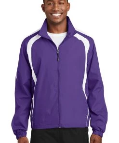 Sport-Tek Men's Colorblock Raglan Jacket -Bulkthreads store 85043525