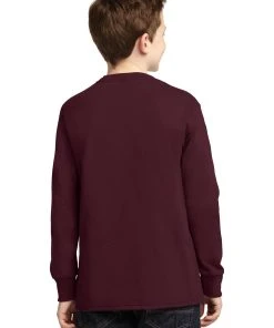 Port & Company Youth Long Sleeve Core Cotton Tee PC54YLS -Bulkthreads store 85054313