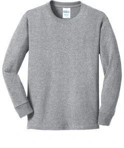 Port & Company Youth Long Sleeve Core Cotton Tee PC54YLS -Bulkthreads store 85054386