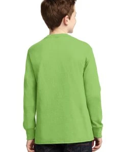 Port & Company Youth Long Sleeve Core Cotton Tee PC54YLS -Bulkthreads store 85054540