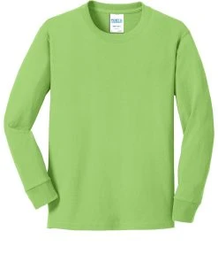 Port & Company Youth Long Sleeve Core Cotton Tee PC54YLS -Bulkthreads store 85054541