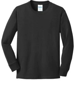 Port & Company Youth Long Sleeve Core Cotton Tee PC54YLS -Bulkthreads store 85054778