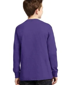 Port & Company Youth Long Sleeve Core Cotton Tee PC54YLS -Bulkthreads store 85055069
