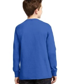 Port & Company Youth Long Sleeve Core Cotton Tee PC54YLS -Bulkthreads store 85055237