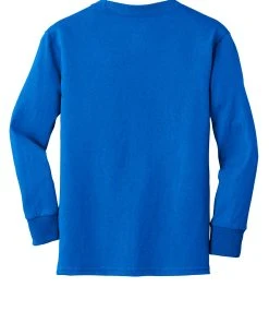 Port & Company Youth Long Sleeve Core Cotton Tee PC54YLS -Bulkthreads store 85055239