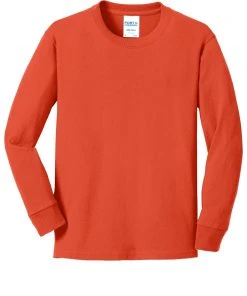 Port & Company Youth Long Sleeve Core Cotton Tee PC54YLS -Bulkthreads store 85055444