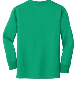 Port & Company Youth Long Sleeve Core Cotton Tee PC54YLS -Bulkthreads store 85055786