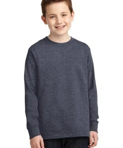 Port & Company Youth Long Sleeve Core Cotton Tee PC54YLS -Bulkthreads store 85056109