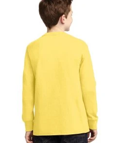 Port & Company Youth Long Sleeve Core Cotton Tee PC54YLS -Bulkthreads store 85056173