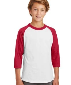 Sport-Tek Youth Colorblock Raglan Jersey YT200 -Bulkthreads store 85065363