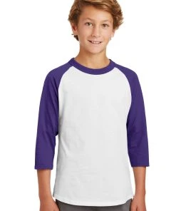 Sport-Tek Youth Colorblock Raglan Jersey YT200 -Bulkthreads store 85065416