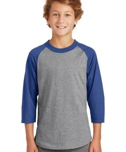 Sport-Tek Youth Colorblock Raglan Jersey YT200 -Bulkthreads store 85066598