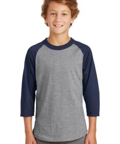 Sport-Tek Youth Colorblock Raglan Jersey YT200 -Bulkthreads store 85067001