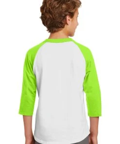 Sport-Tek Youth Colorblock Raglan Jersey YT200 -Bulkthreads store 85067370