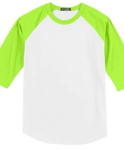 Sport-Tek Youth Colorblock Raglan Jersey YT200 -Bulkthreads store 85067371
