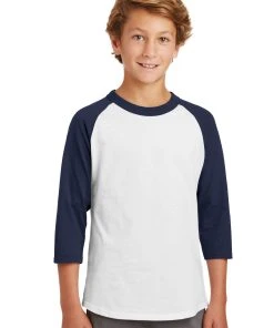 Sport-Tek Youth Colorblock Raglan Jersey YT200 -Bulkthreads store 85067527
