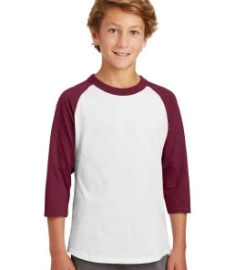 Sport-Tek Youth Colorblock Raglan Jersey YT200 -Bulkthreads store 85067645