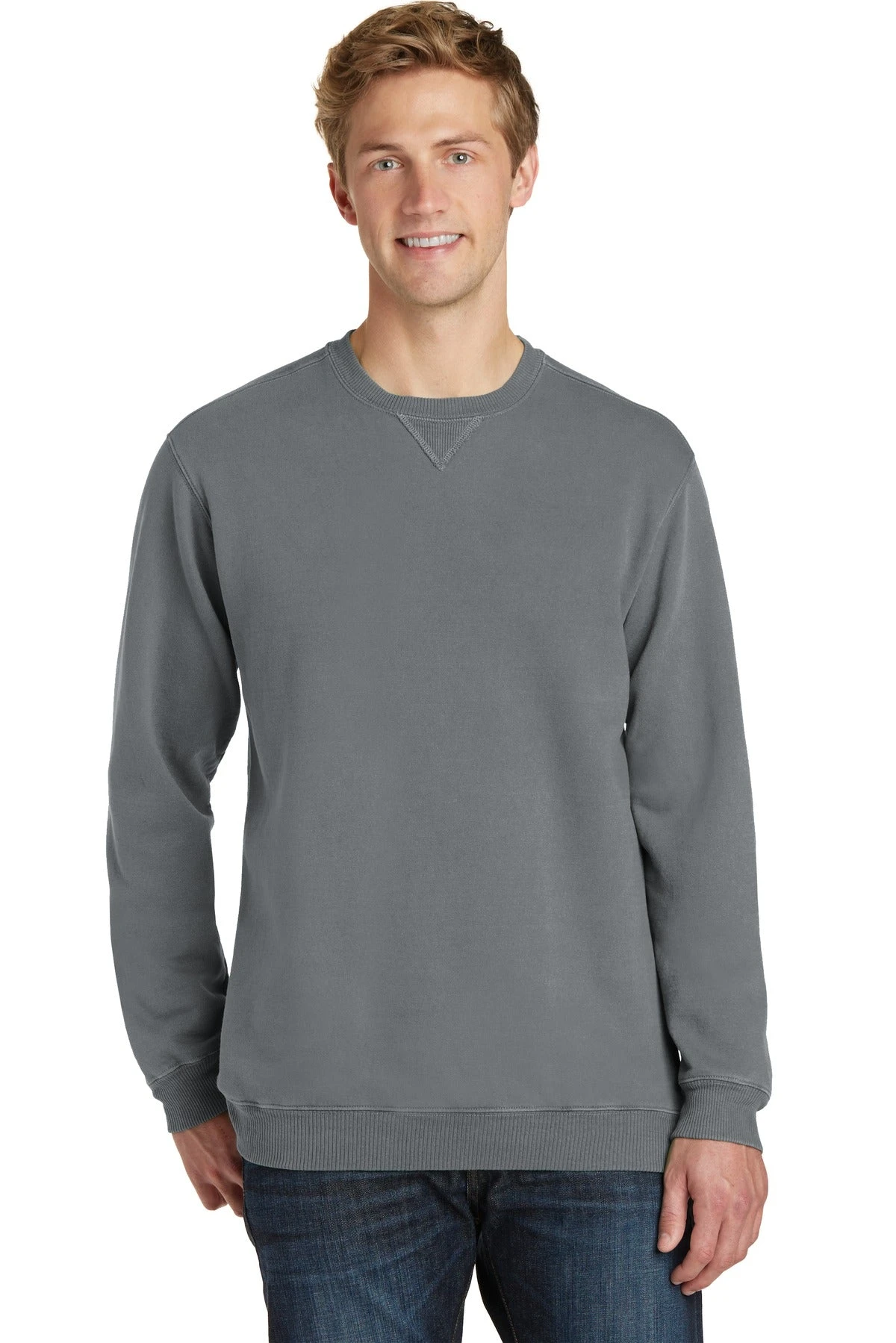 Port & Company - Men's Beach Wash Garment-Dyed Sweatshirt 10 Port & Company - Men's Beach Wash Garment-Dyed Sweatshirt - Image 10