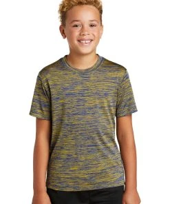 Sport-Tek Youth PosiCharge Electric Heather Tee YST390 -Bulkthreads store 85108706