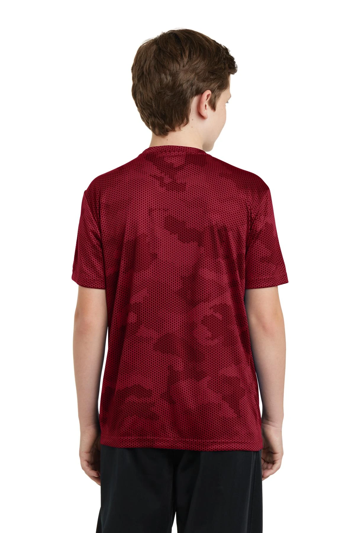 Sport-Tek Youth CamoHex Tee YST370 3 Sport-Tek Youth CamoHex Tee YST370 - Image 3