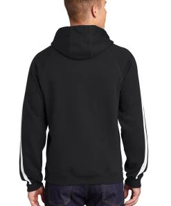 Sport-Tek Men's Sleeve Stripe Pullover Hooded Sweatshirt -Bulkthreads store 85110308