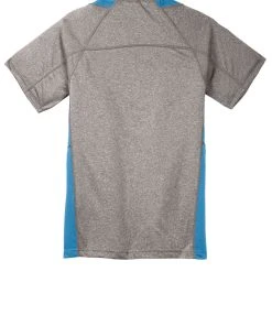 Sport-Tek Youth Heather Colorblock Contender Tee YST361 -Bulkthreads store 85111994
