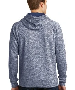 Sport-Tek Men's PosiCharge Electric Heather Fleece Hooded Pullover -Bulkthreads store 85119255