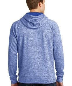 Sport-Tek Men's PosiCharge Electric Heather Fleece Hooded Pullover -Bulkthreads store 85119692