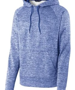 Sport-Tek Men's PosiCharge Electric Heather Fleece Hooded Pullover -Bulkthreads store 85119693